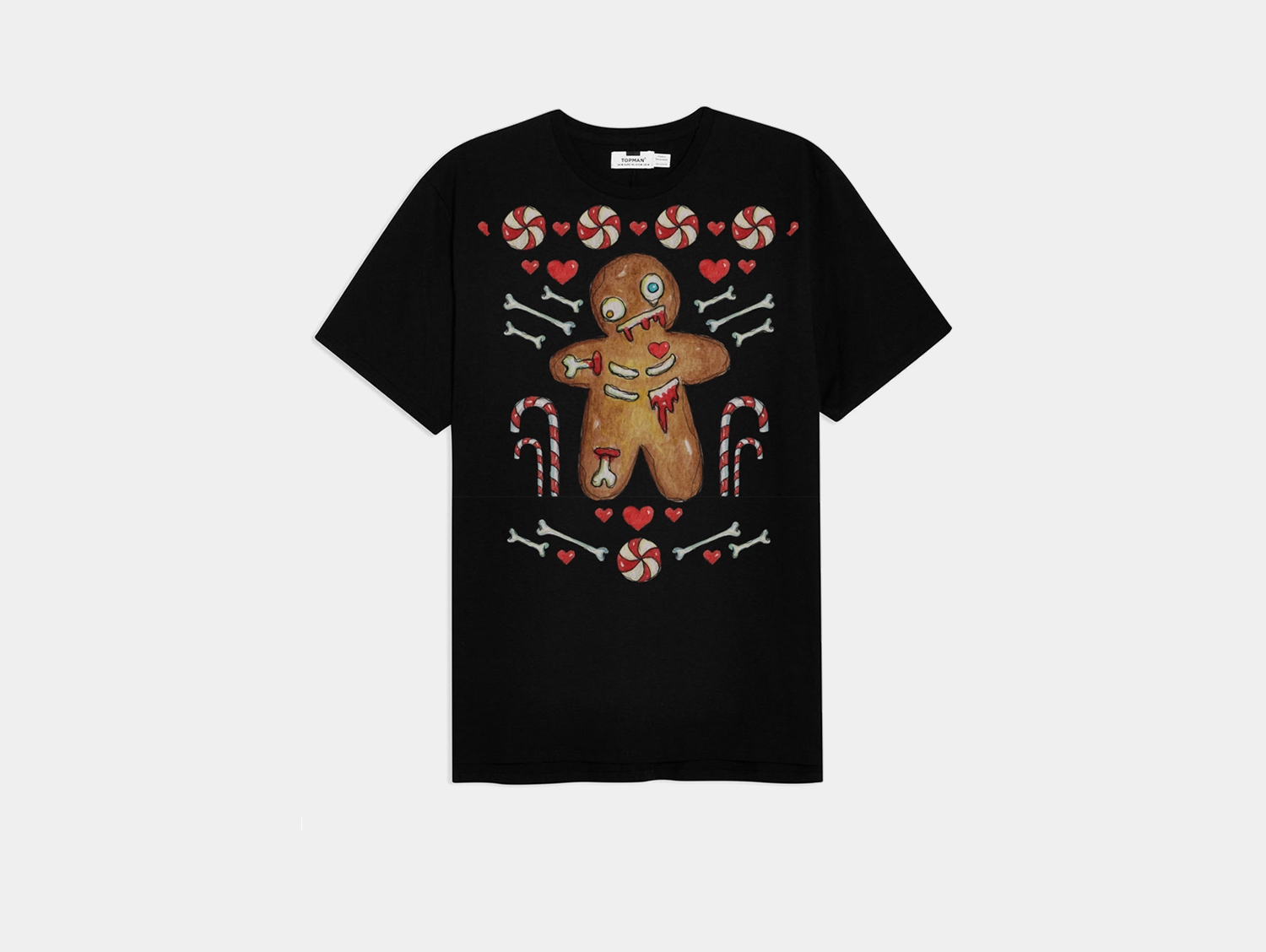 T-shirt - Gingerbread zombie