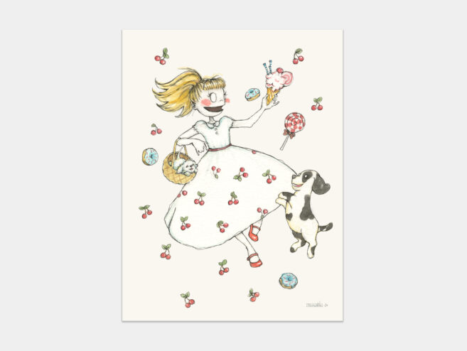Print 18x24cm – Cherries Galore