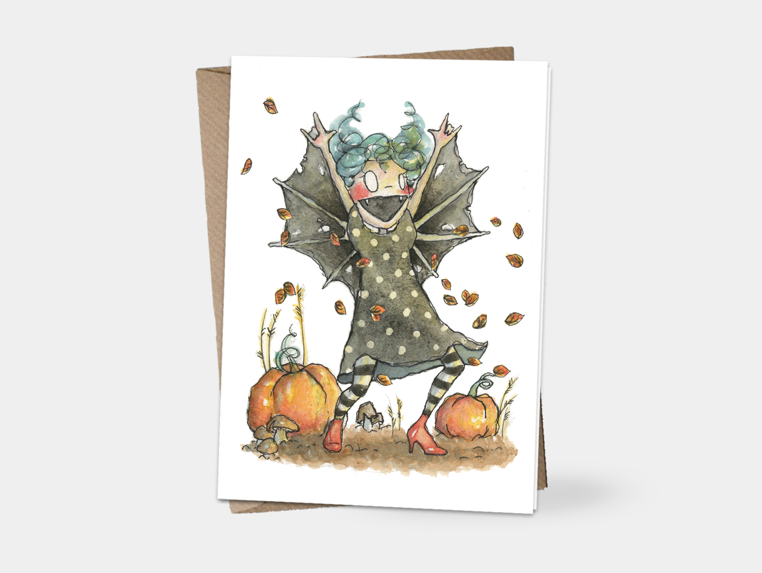 Card - Halloween Witch