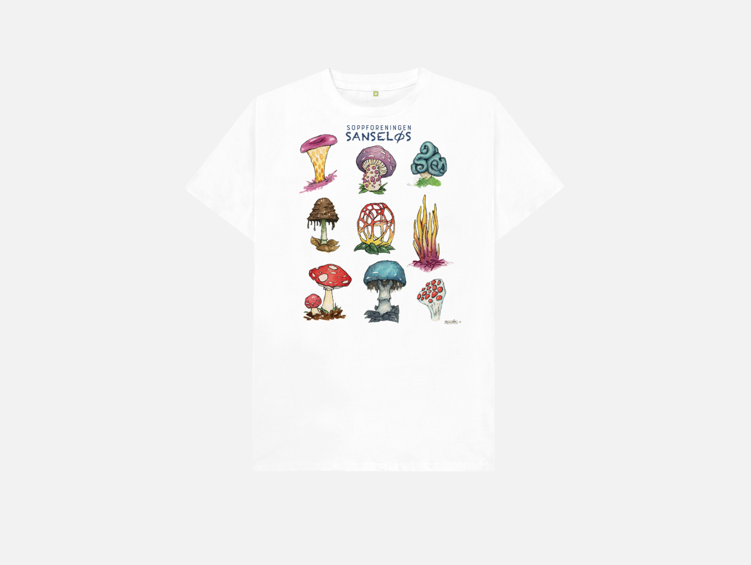 soppforeningen_sanseloes_tskjorte_mushroom_illustration