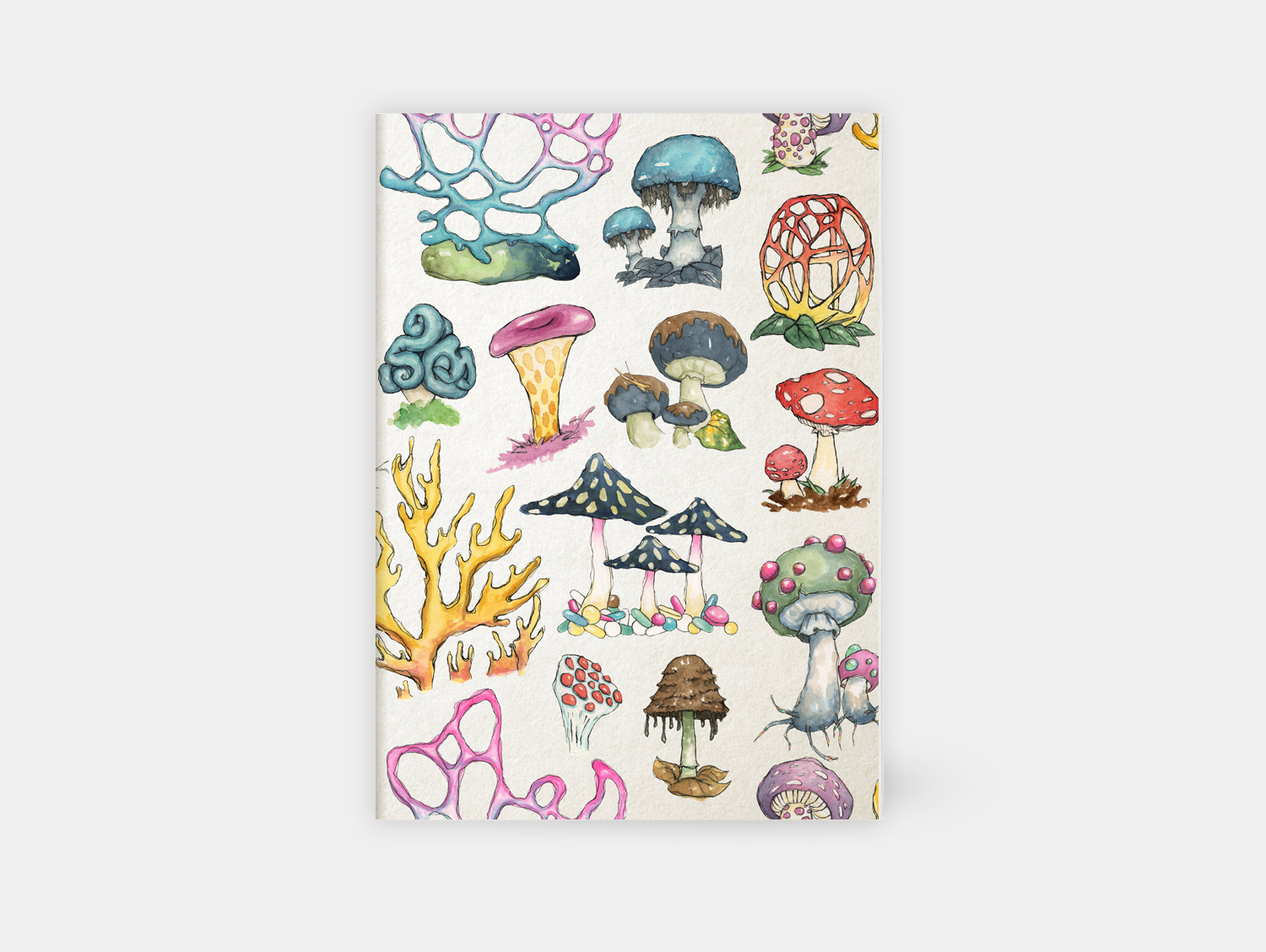 sketchbook_skissebok_notebook_mushrooms_fantasy