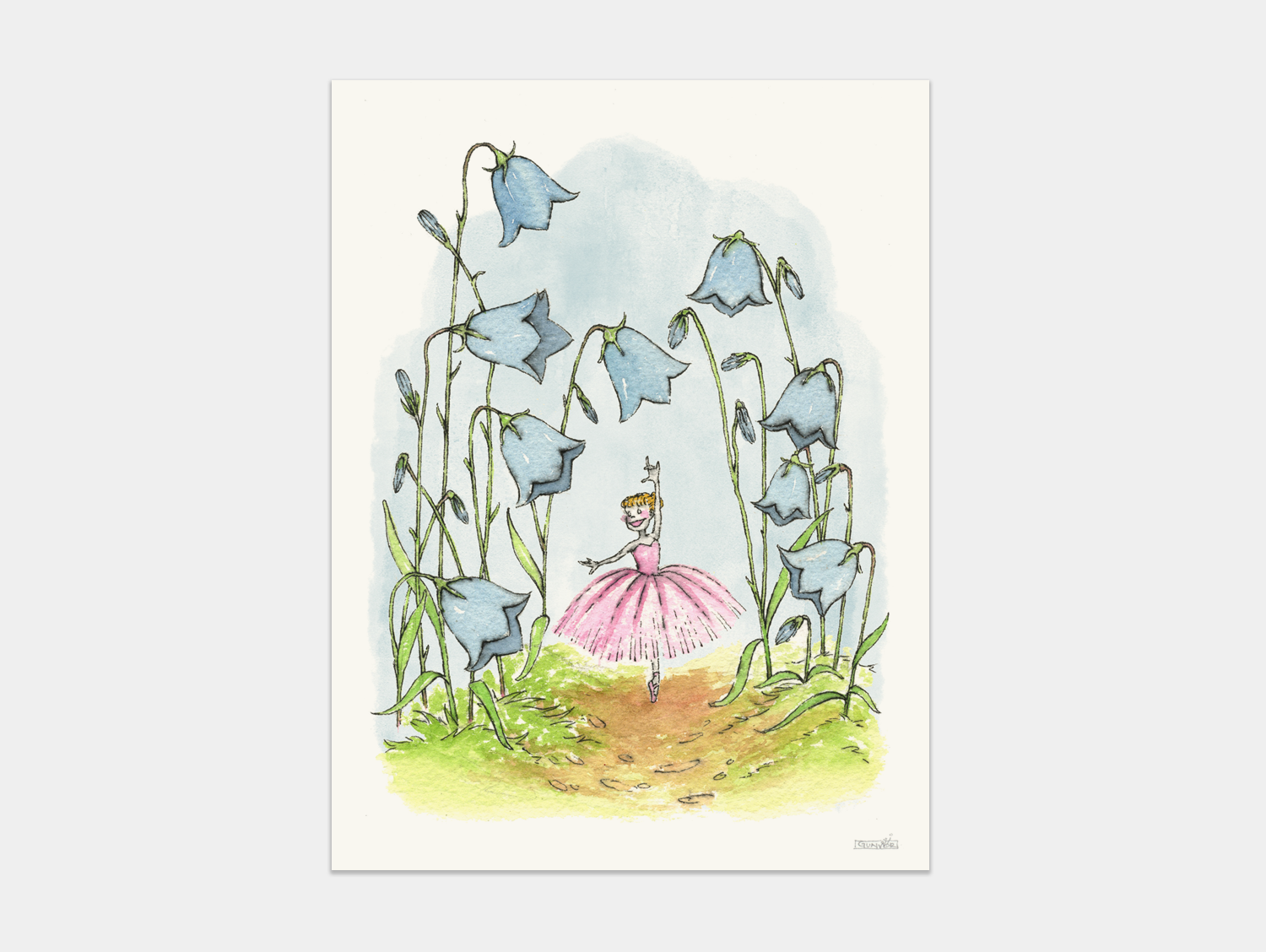 Print 18x24cm - Harebell dance