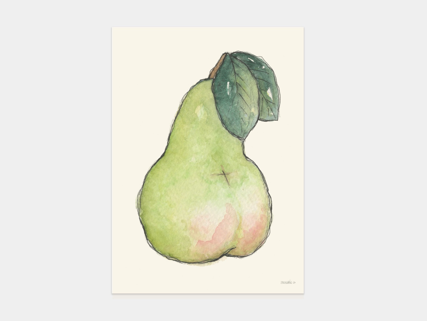 Print A2 - Pear shaped