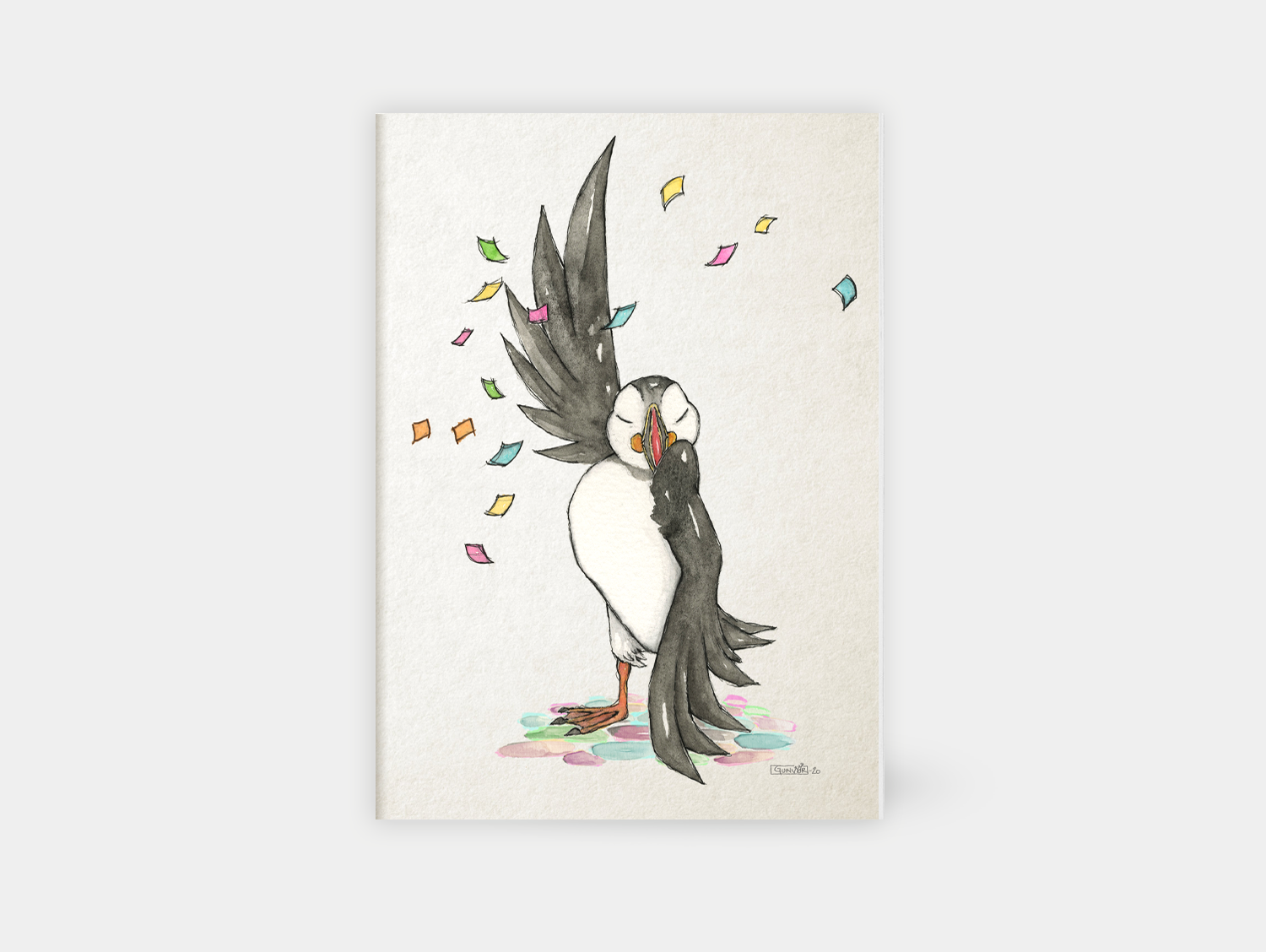 Sketchbook - Confetti Puffin
