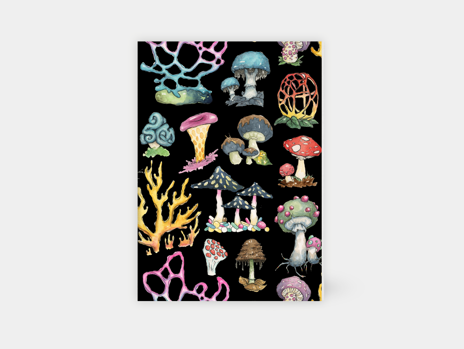 Sketchbook - Mushrooms dark