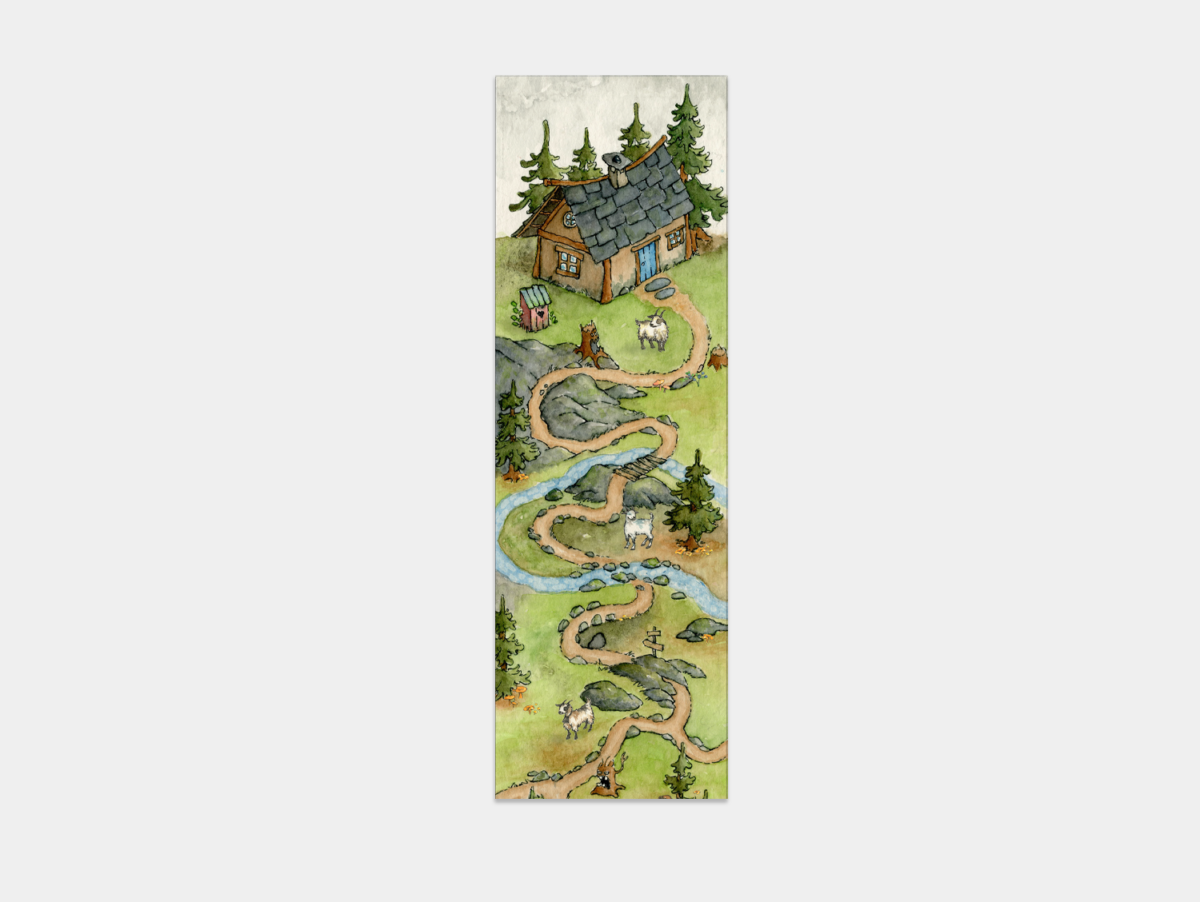 Bookmark - Mountain path