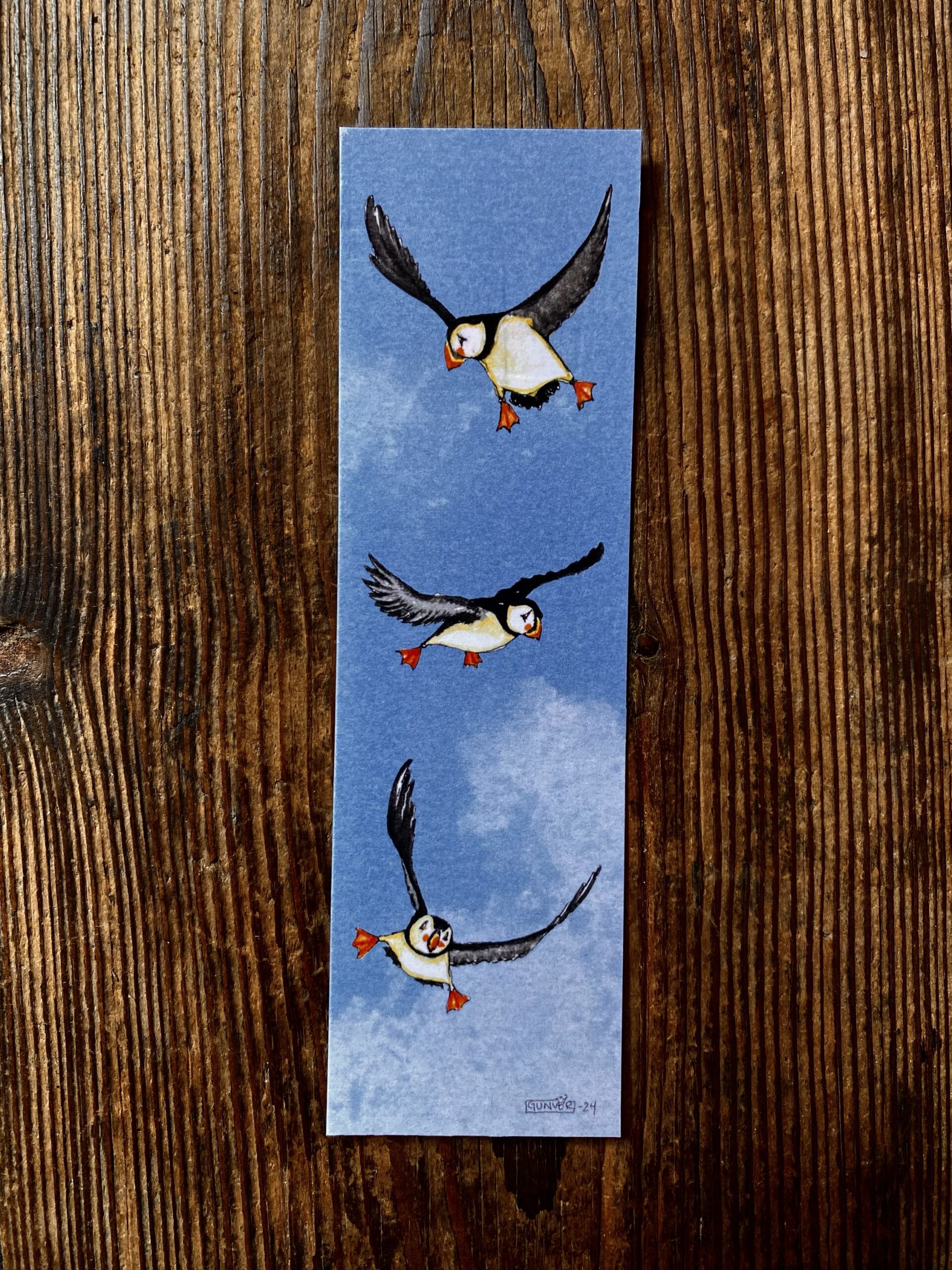 Bookmark – Puffins