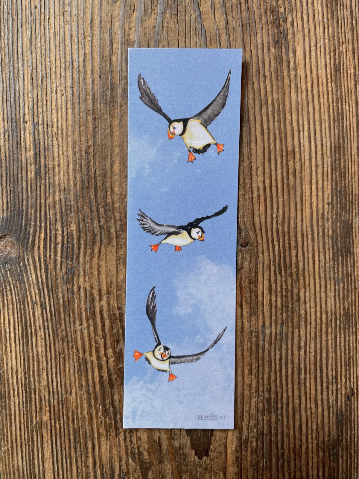 Bookmark – Puffins