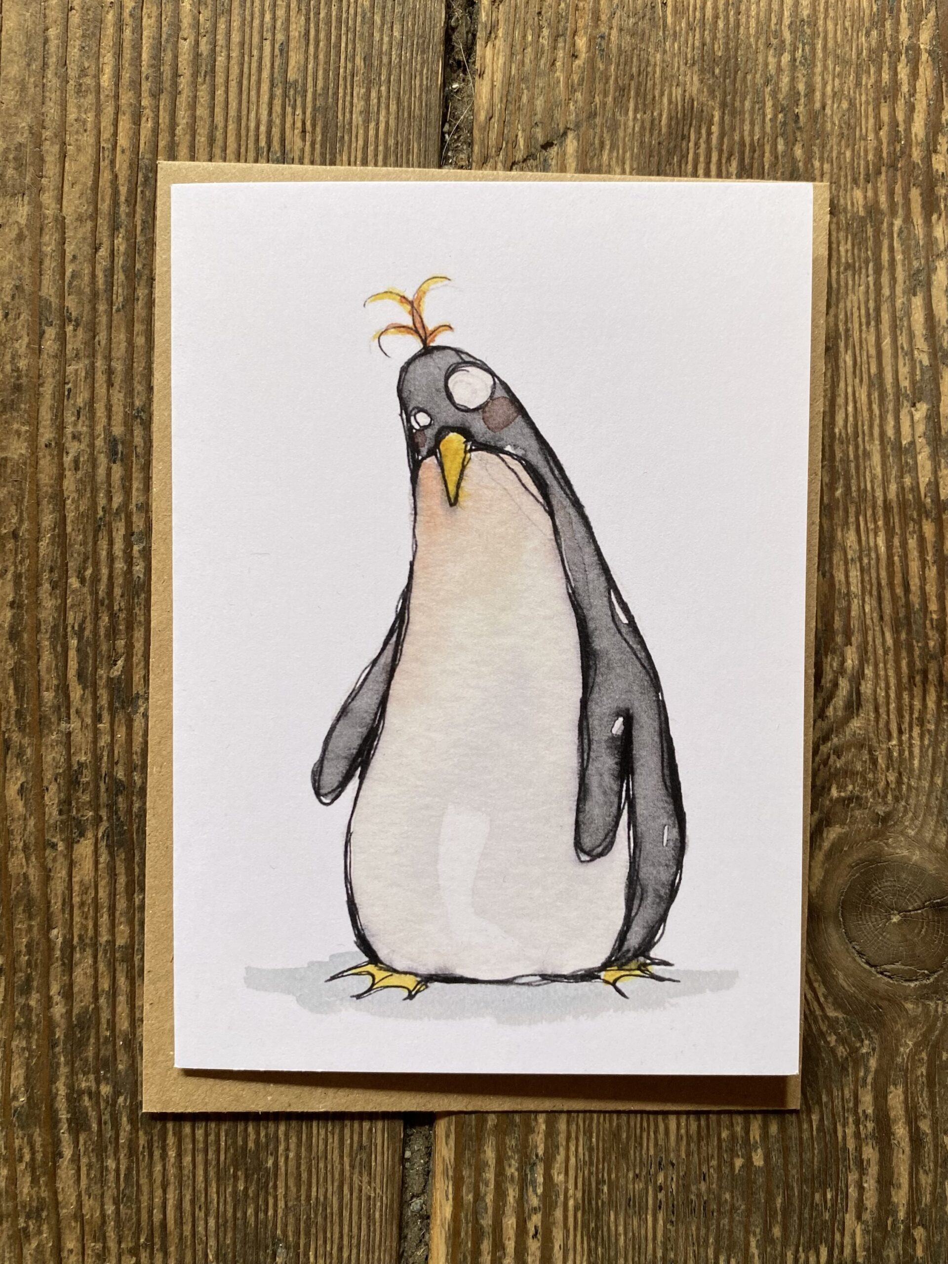 Card - Penguin
