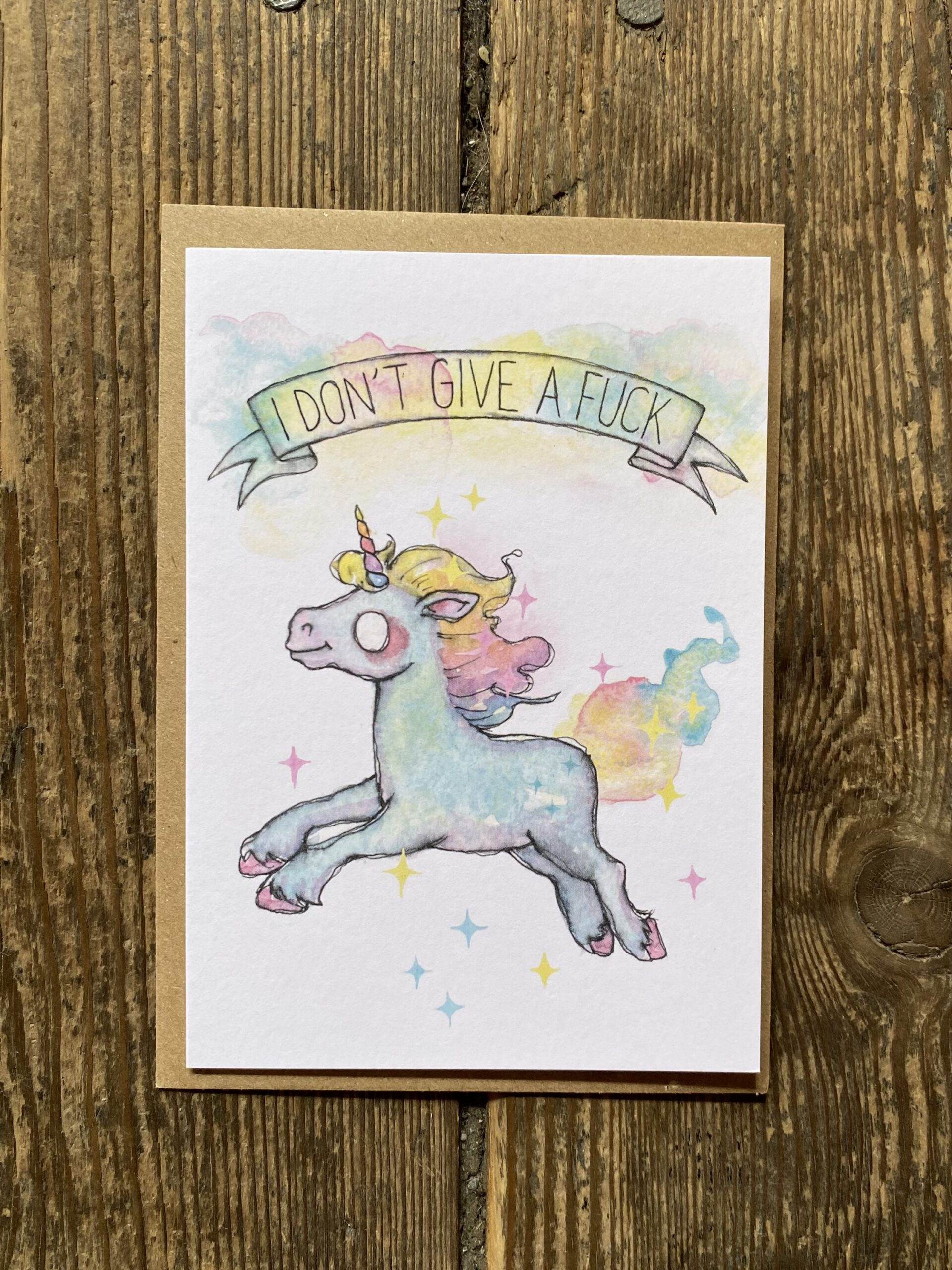Card - IDGAF