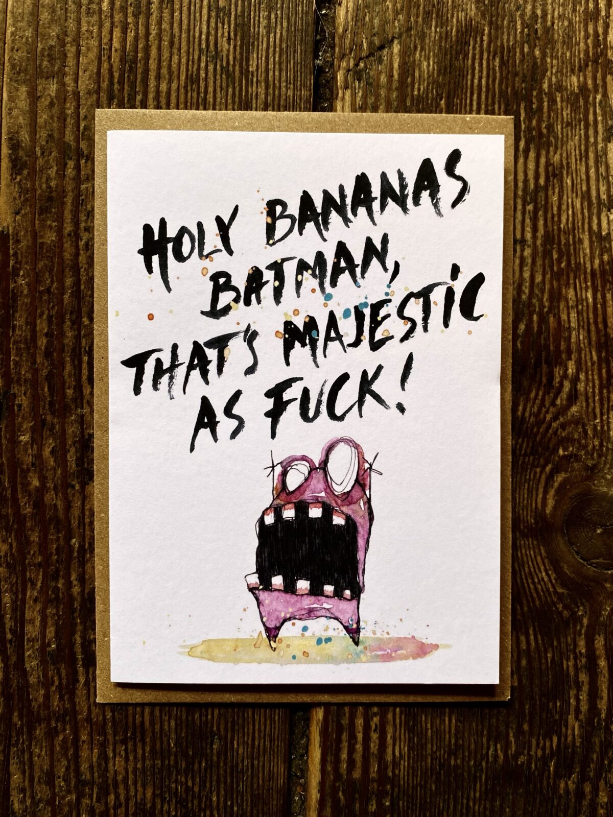 Card - Holy bananas