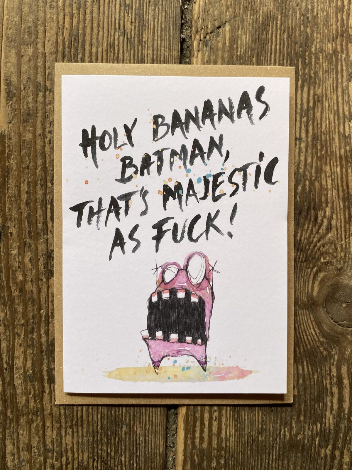 Card - Holy bananas