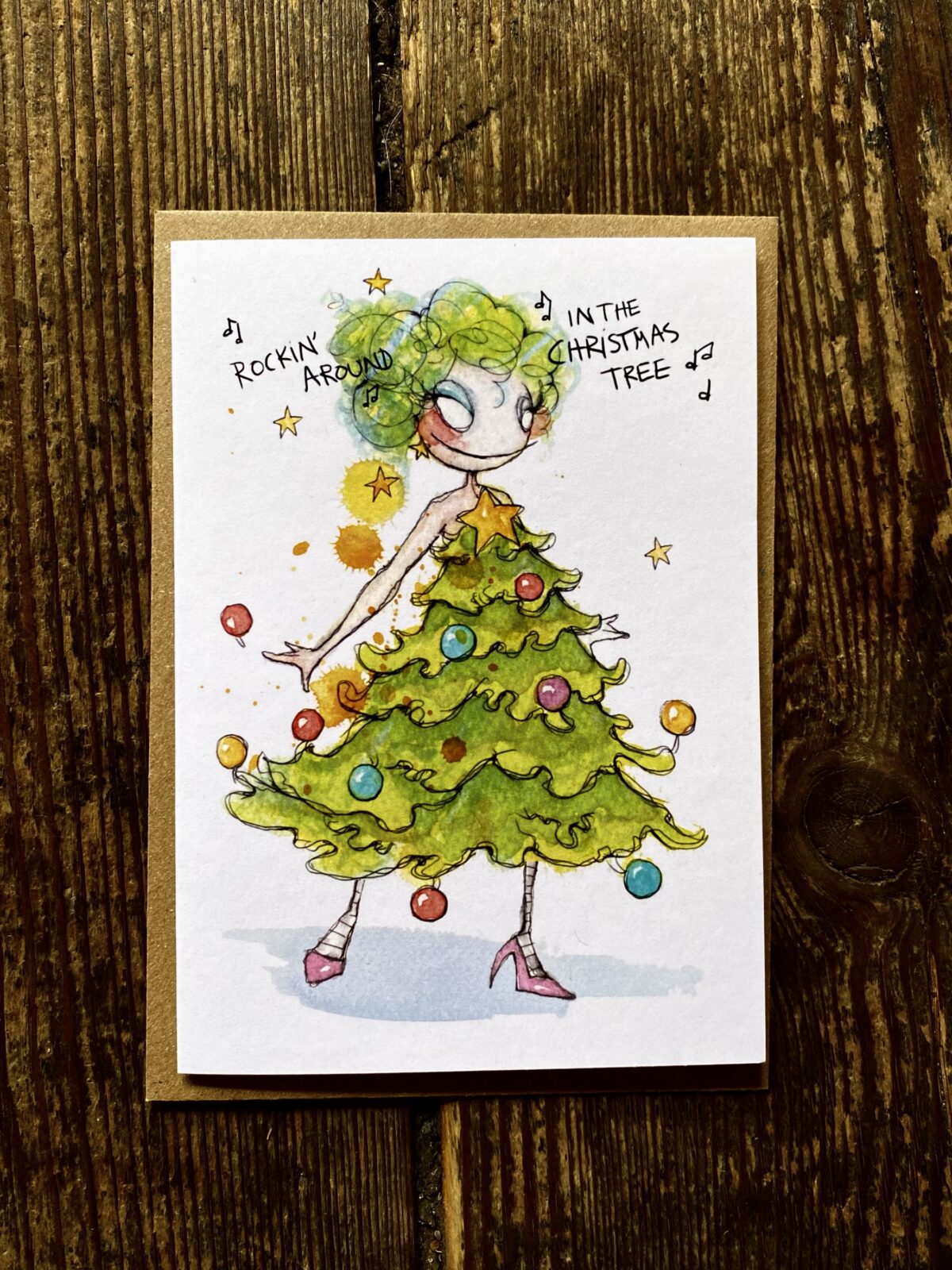 Card - Xmas Rockin' Xmas