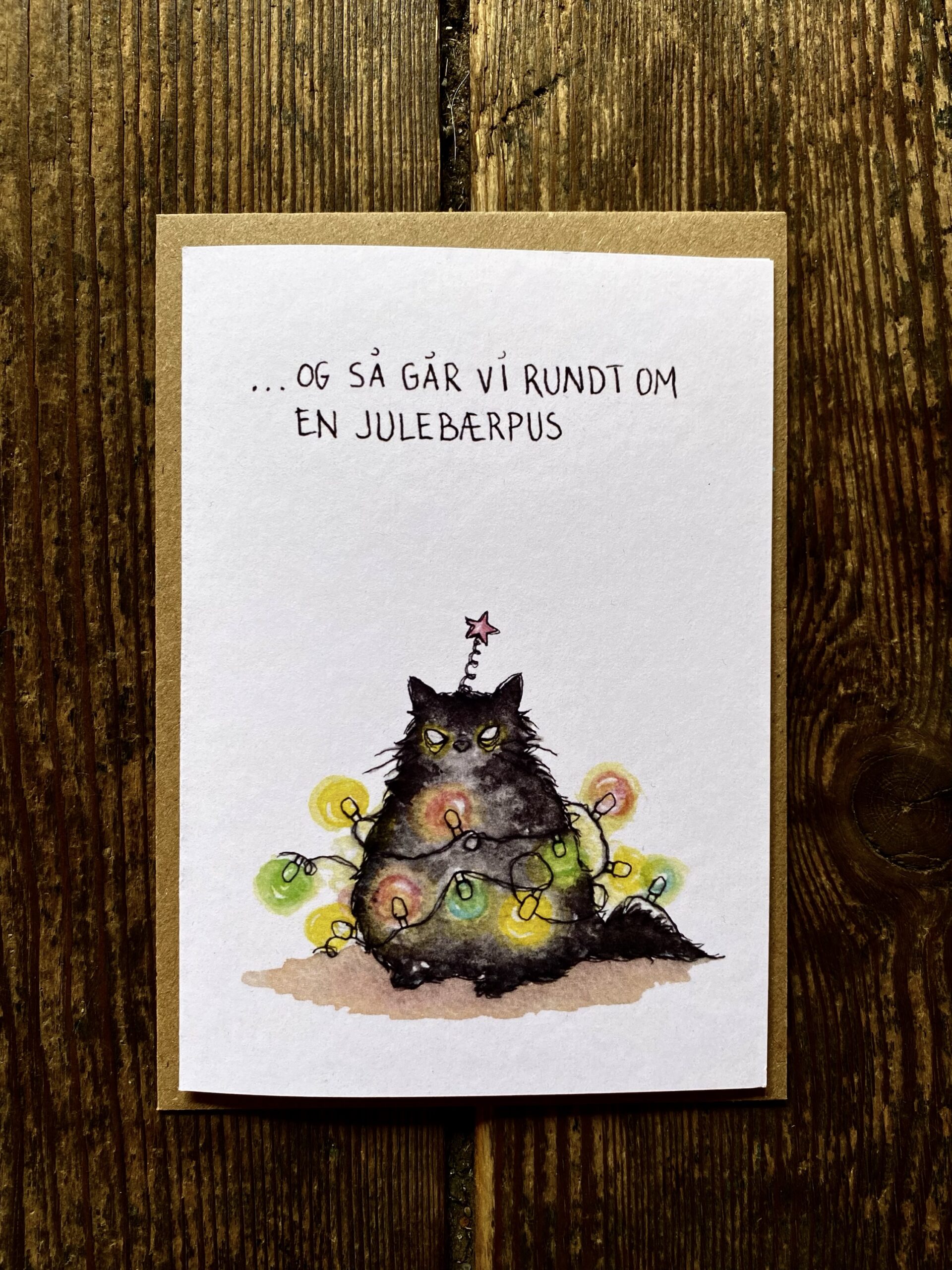Card - Xmas kitty