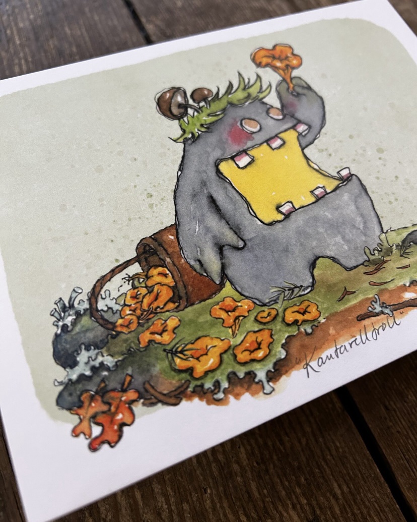 Print 13x18 cm - Chanterelle troll - Image 2