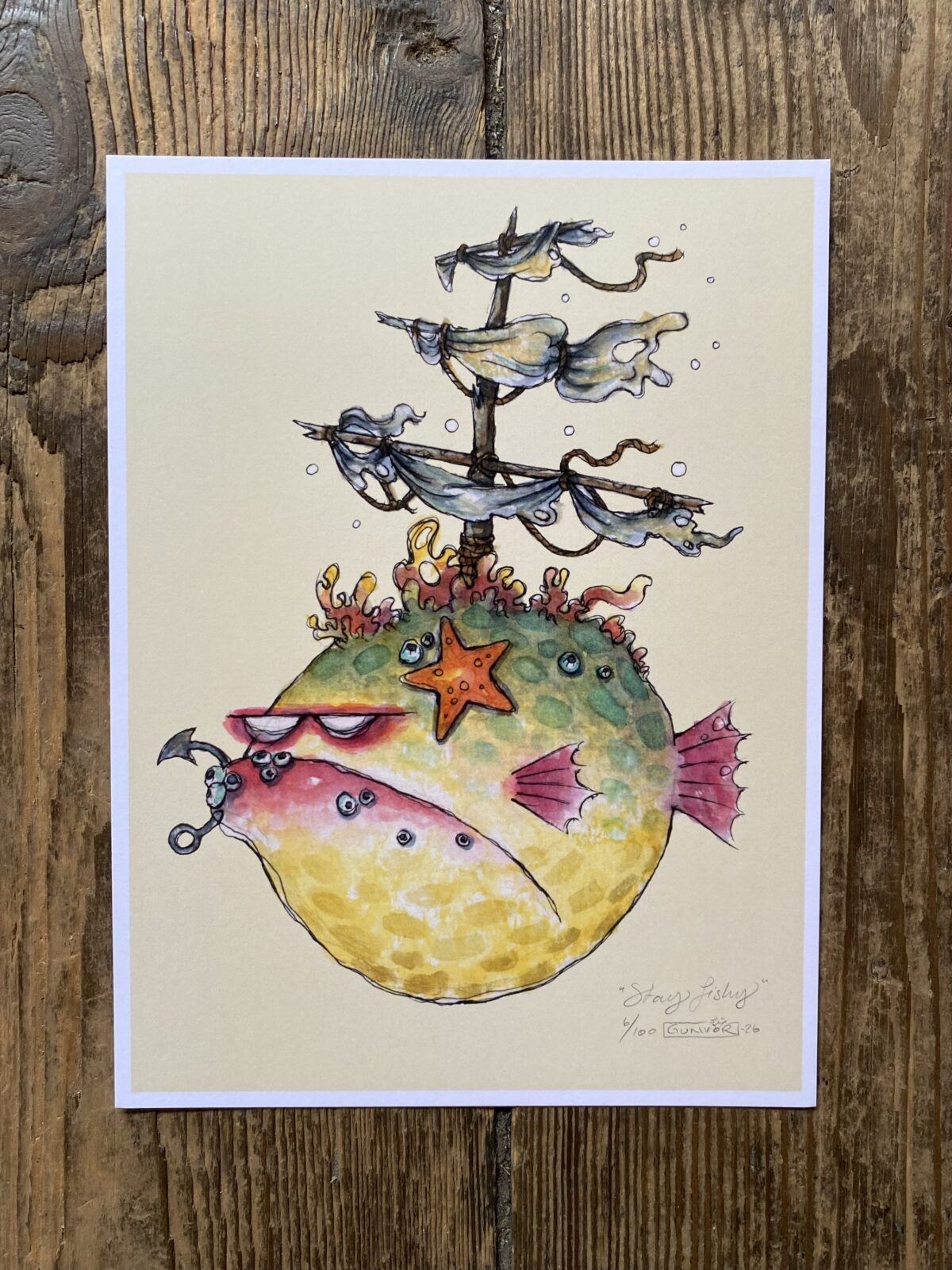 Print 18x24 cm - Stay Fishy