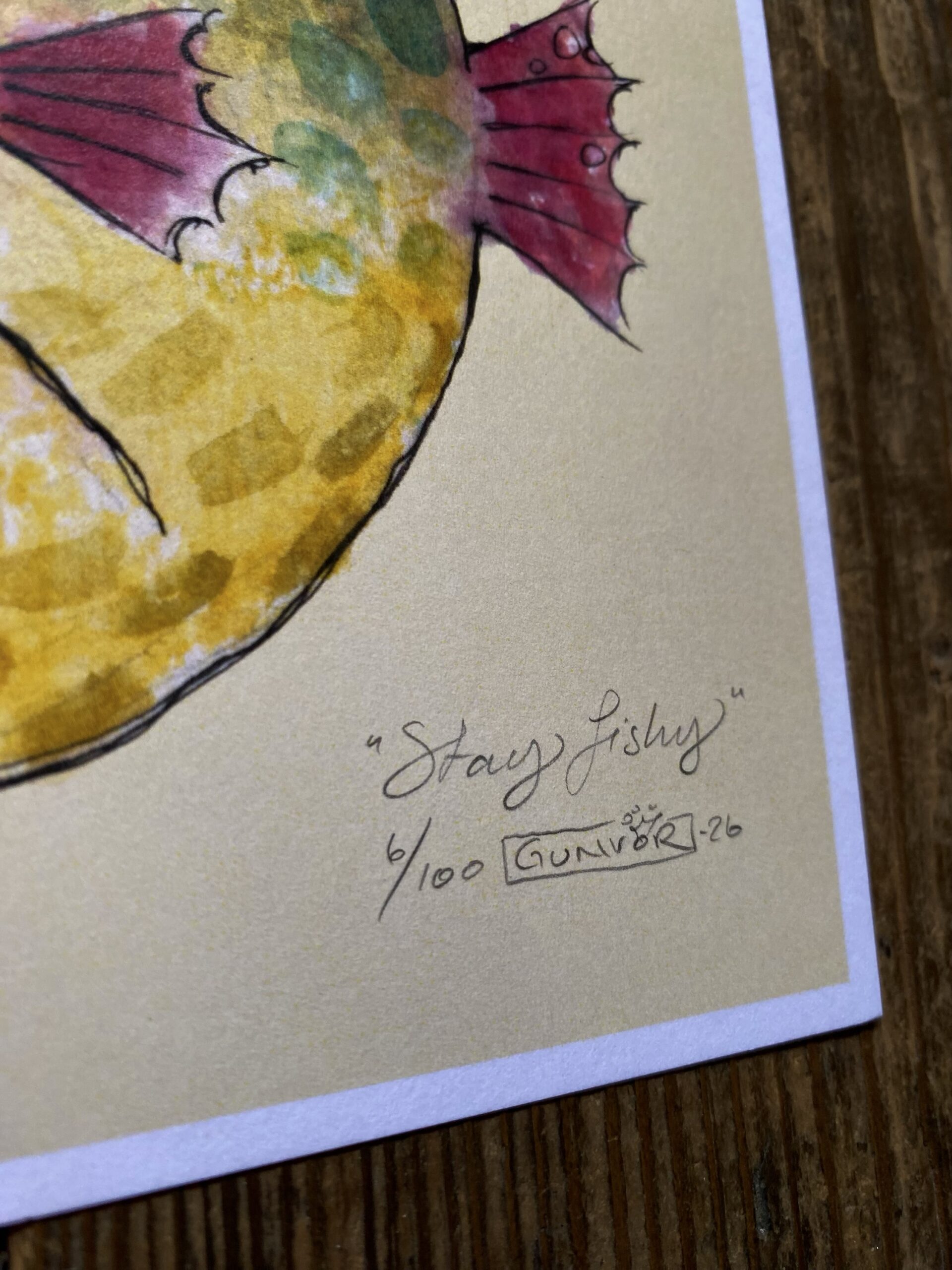 Print 18x24 cm - Stay Fishy - Image 2