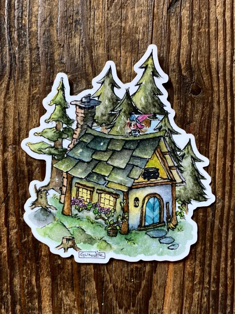 Sticker - Witch Cottage