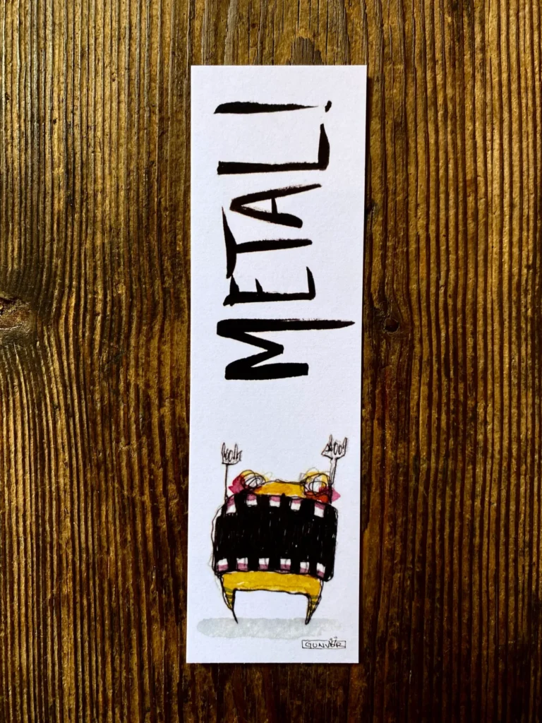 Bookmark - Metal!