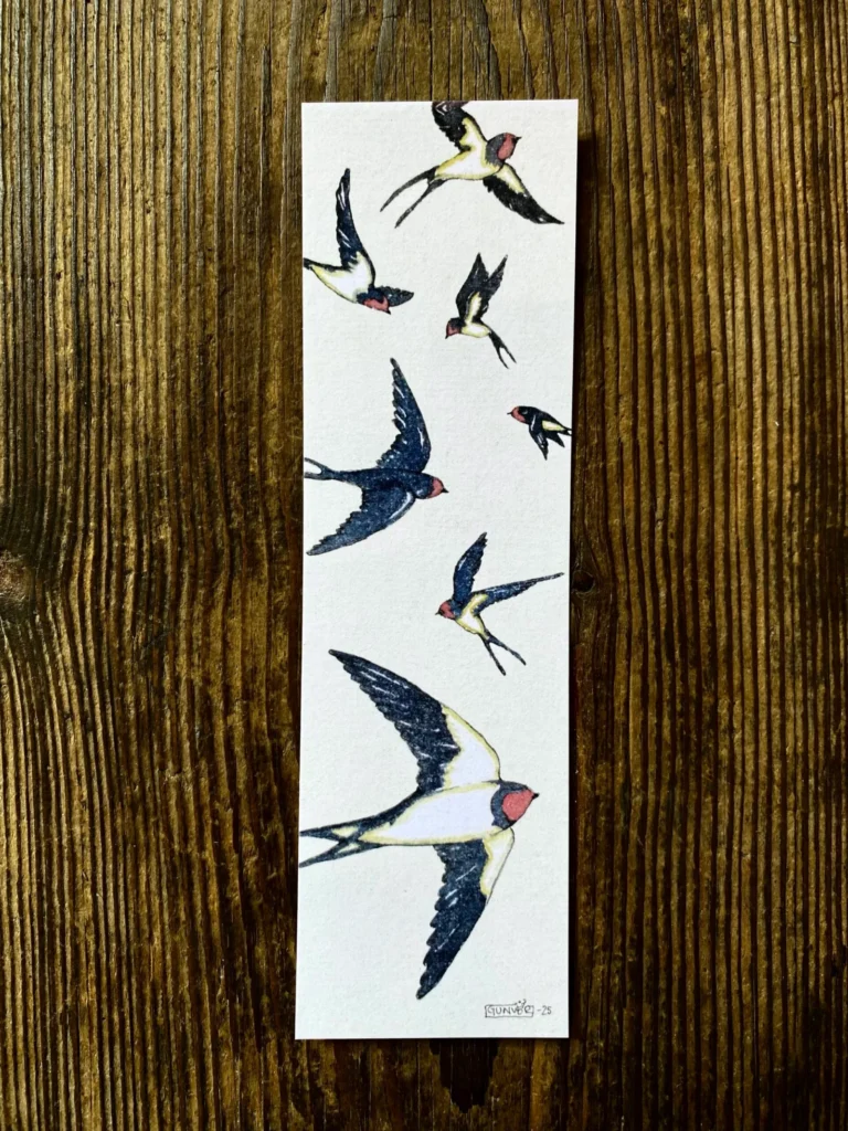 Bookmark - Swallows