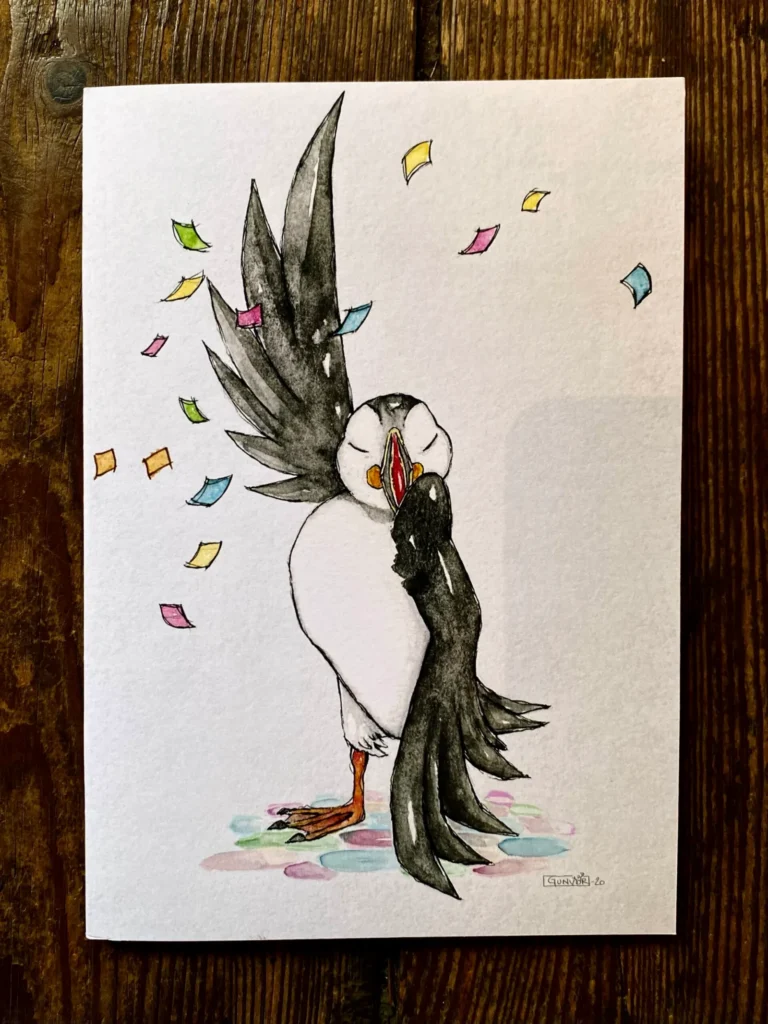 Sketchbook - Confetti Puffin