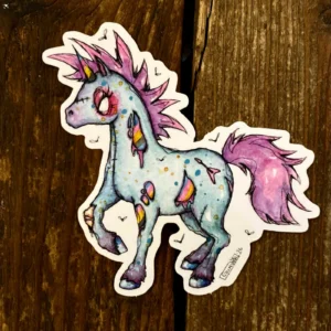 Sticker - Zombie Punk Unicorn