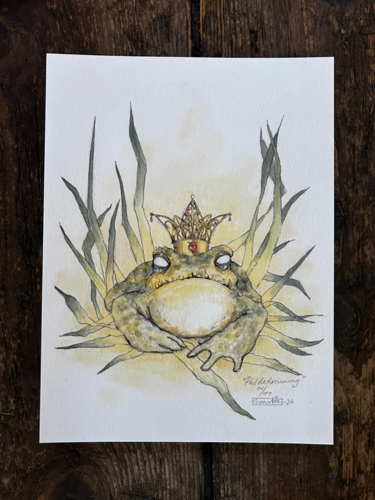 Print 18x24 cm - Toad Royalty