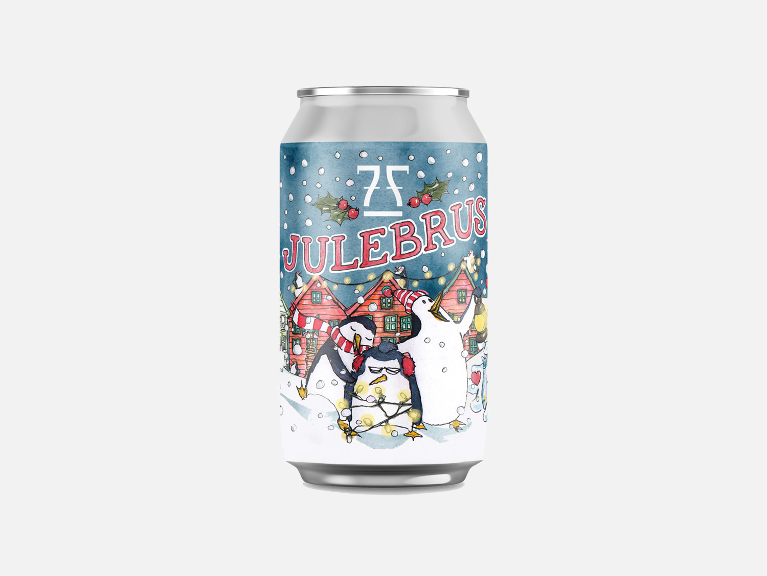 Christmas soda label 7Fjell